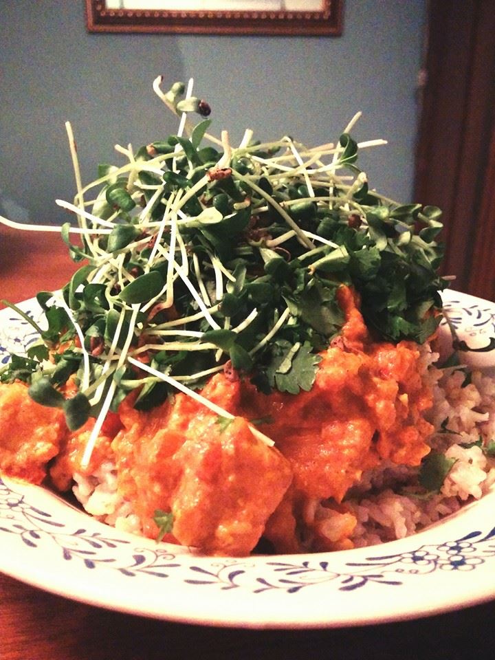 Recette // Tofu façon poulet au beurre&nbsp;indien