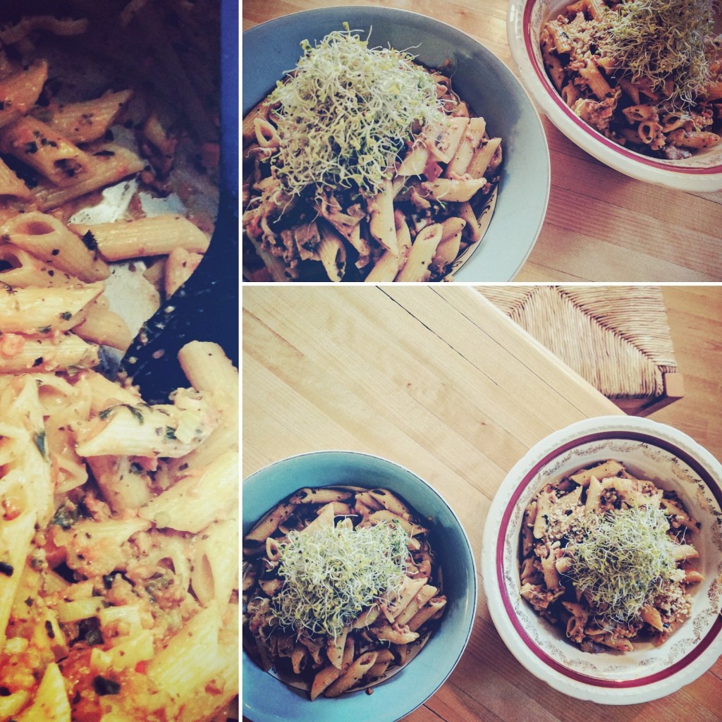 Recette // Penne sauce&nbsp;rosée